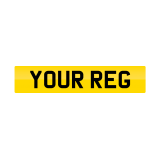 NUMBER PLATES REAR STANDARD 